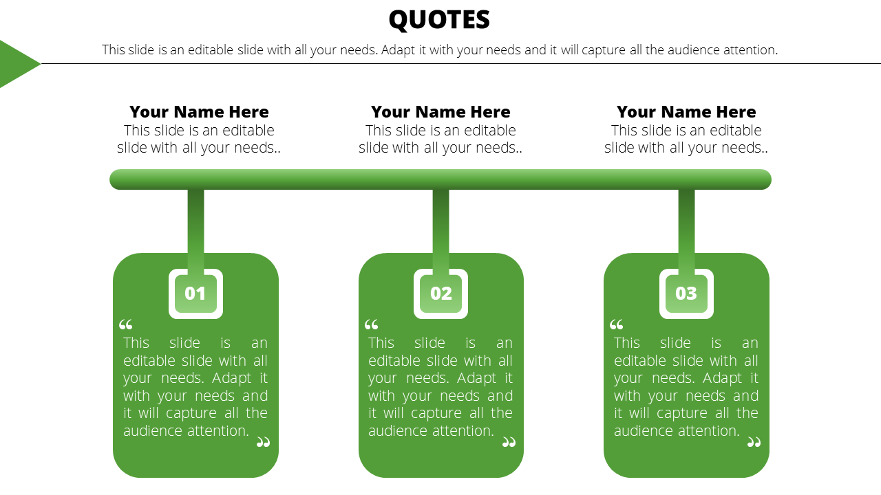 PowerPoint Quote Template Interesting Ideas	